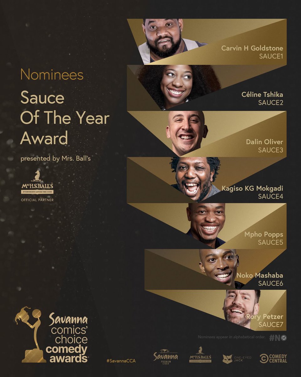 RoryPetzer's tweet image. CHAMPIONS! I’ve been nominated for a Comics’ Choice Comedy Award and need your votes. Please. Link in bio or SMS “Sauce7” to 33622. You could win VIP trip to the awards. Thank you. I love you. 
❤️❤️❤️🇿🇦🇿🇦🇿🇦