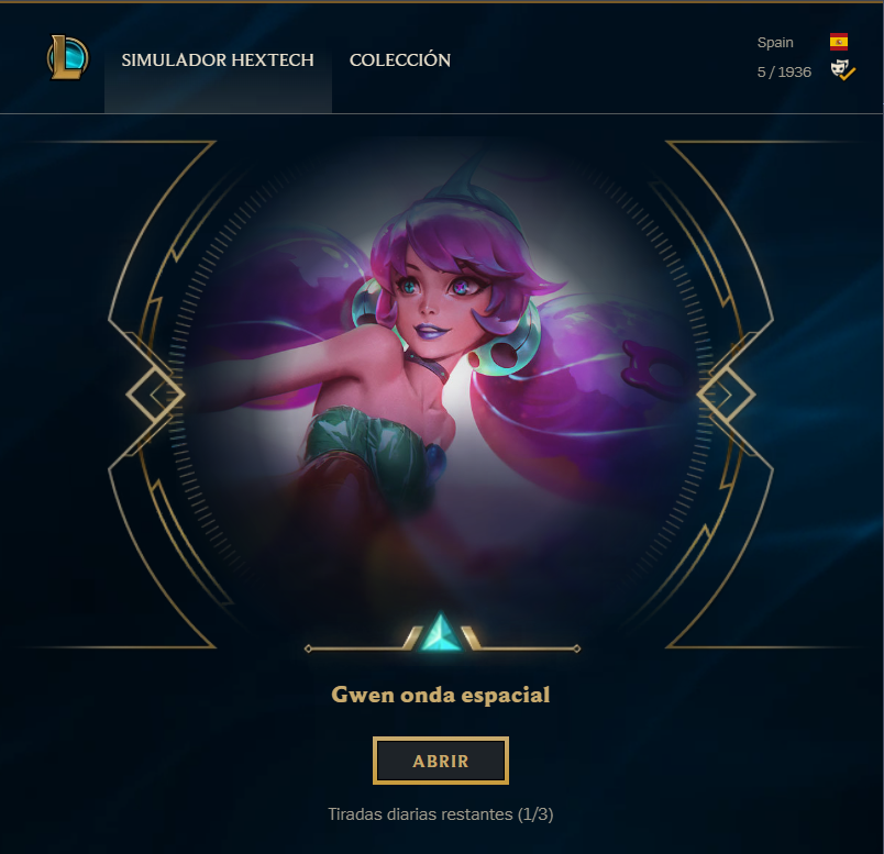 Xilerth's tweet photo. Ya que Riot Games no nos devuelve los cofres hextech, aqui les dejo una pequeña web que he hecho para abrir cofres, hasta que Riot rectifique
(3 cofres diarios)
https://t.co/lLYd0fOs1U

Estas son mis tiradas de hoy
#hextechSimulator #hextech #LeagueOfLegends #hextechChest https://t.co/x5EO5aQySf