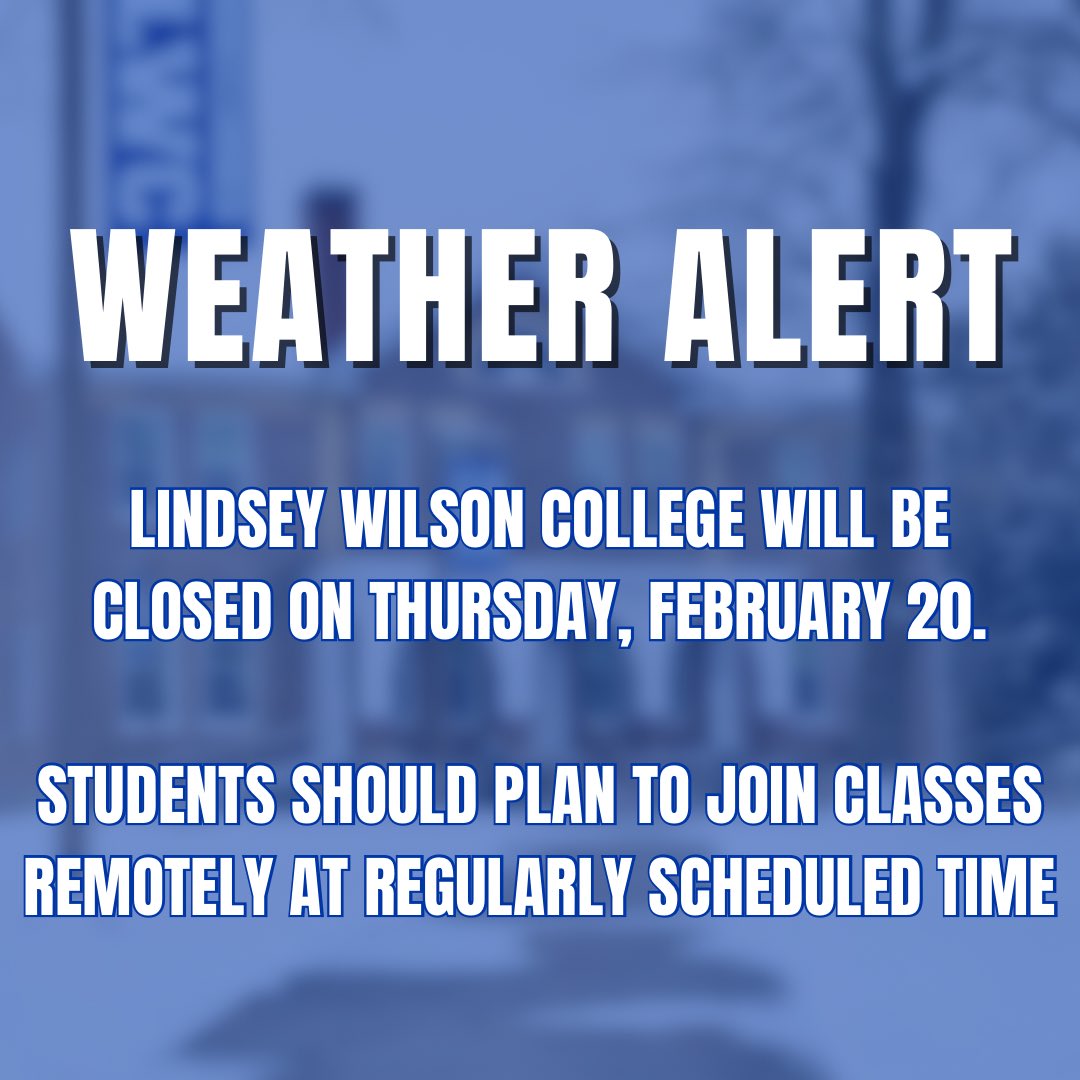URGENT: Due to hazardous road conditions, LWC will be closed Thursday, February 20. Students should plan to join classes remotely at regularly scheduled time. 

Only designated employees will report to campus. All other staff will work remotely.