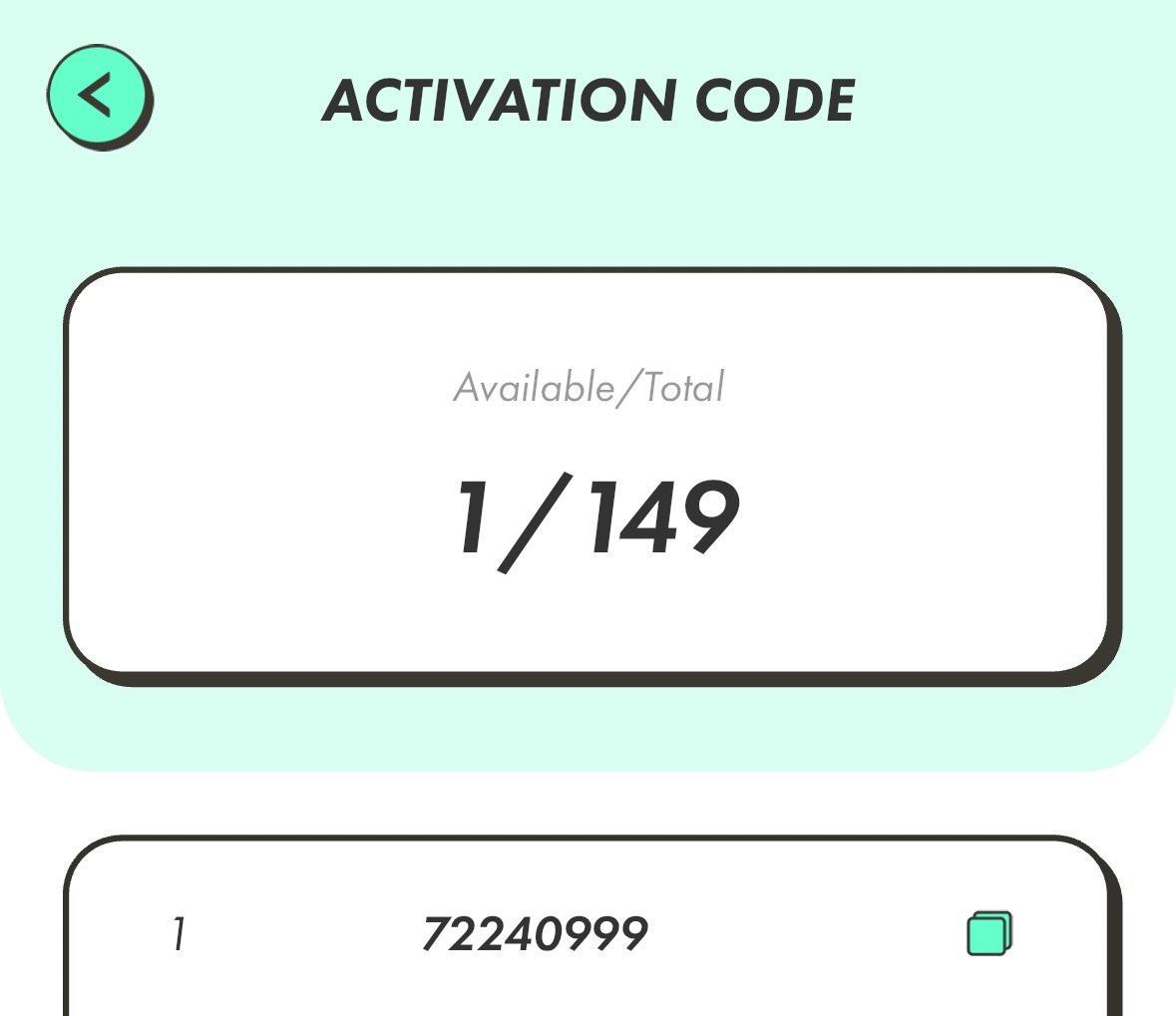 Mihirostepn's tweet image. ããããšãïŒ
ã€ã°ä¹éïŒïŒ
Itâs STEPN activation code.
72240999
#ããããšãã€ã°ä¹é
#STEPN
#STEPNcode
#STEPNã¢ã¯ãã£ããŒã·ã§ã³ã³ãŒã
#stepnactivationcode
