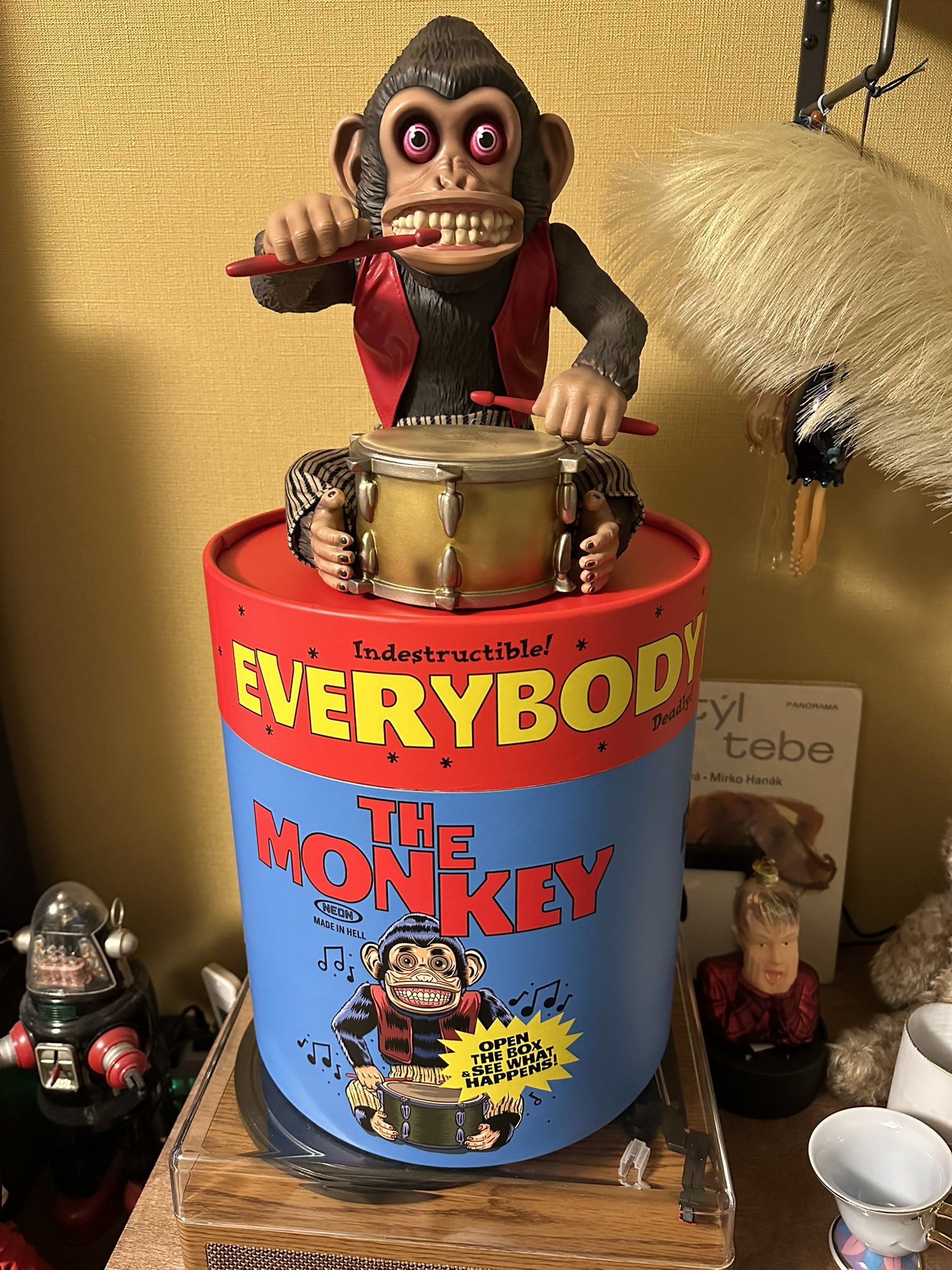 サーカスキャラクター トラ サル ピエロ ゾウ ネコ プレート 陶磁器