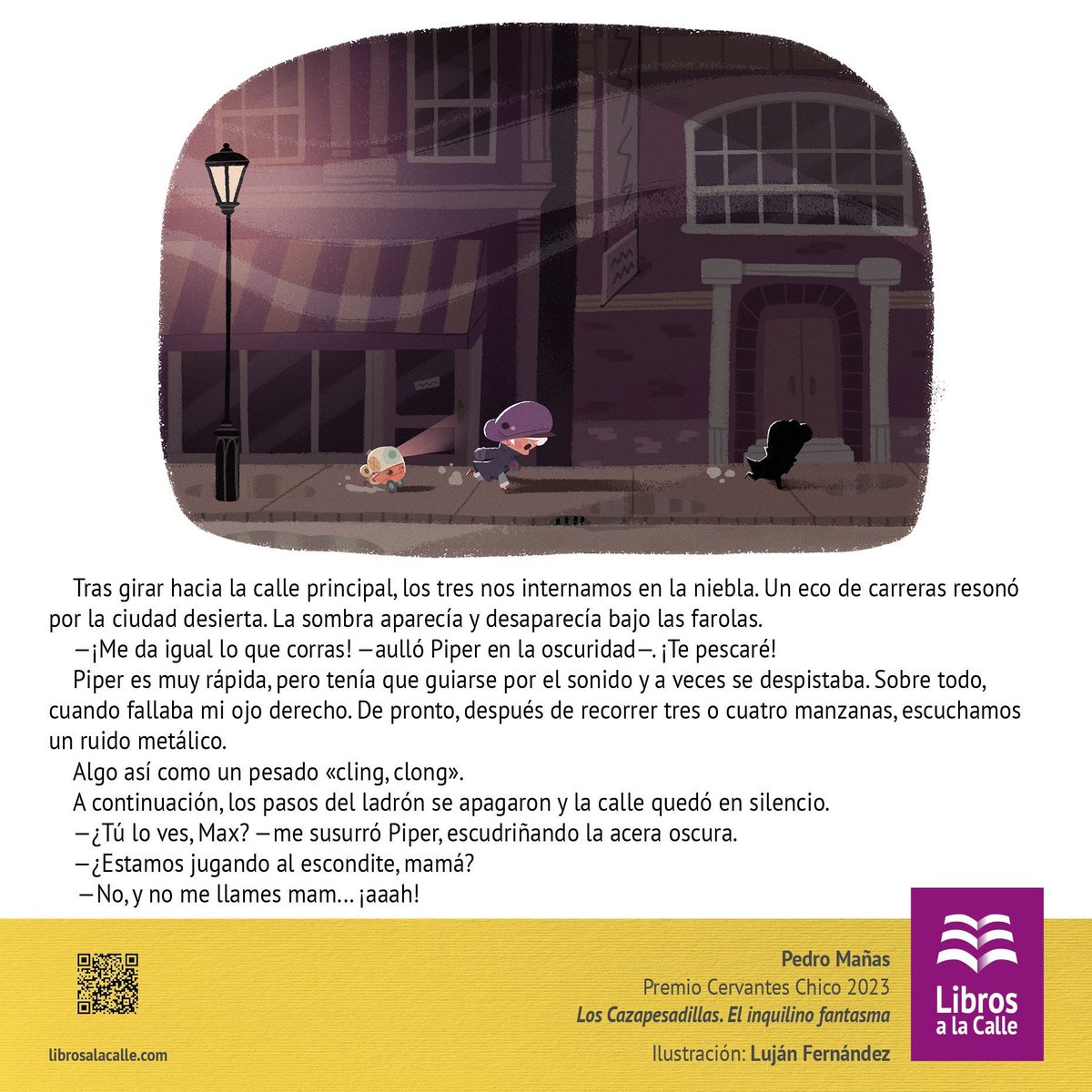AEM (@editoresmadrid) on Twitter photo Pedro Mañas fue galardonado con el #PremioCervantesChico en 2023. En la campaña #LibrosalaCalle recogemos un fragmento de "LosCazapesadillas", ilustrado por <a href="/lujus/">Luján Fernández🌸</a>.
Puedes verlo en los transportes públicos de Madrid y en buff.ly/3WloIhm Pedro Mañas fue galardonado con el #PremioCervantesChico en 2023. En la campaña #LibrosalaCalle recogemos un fragmento de "LosCazapesadillas", ilustrado por <a href="/lujus/">Luján Fernández🌸</a>.
Puedes verlo en los transportes públicos de Madrid y en buff.ly/3WloIhm