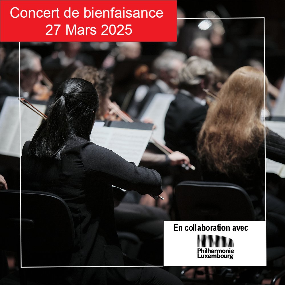 Croix-Rouge.lu (@croixrougelu) on Twitter photo 🇫🇷🎼 Notre concert de bienfaisance aura lieu grâce au soutien de la <a href="/PhilharmonieLux/">Philharmonie Luxembourg</a>, le 27 mars 2025 à 19h30.🌟
Venez écouter le Luxembourg Philharmonic🎻et le violoniste Renaud Capuçon!
Infos et tickets ➡philharmonie.lu/fr/programme/2…
- 🇫🇷🎼 Notre concert de bienfaisance aura lieu grâce au soutien de la <a href="/PhilharmonieLux/">Philharmonie Luxembourg</a>, le 27 mars 2025 à 19h30.🌟
Venez écouter le Luxembourg Philharmonic🎻et le violoniste Renaud Capuçon!
Infos et tickets ➡philharmonie.lu/fr/programme/2…
-