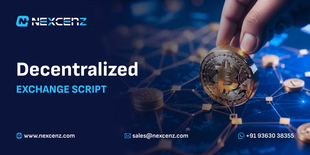 nexcenz's tweet image. Looking to launch your own #decentralized exchange? A #DecentralizedExchangeScript helps you build a secure, scalable & feature-rich #DEX with #SmartContracts, AMM & liquidity pools. Get started today!
Get Free Demo-nexcenz.com/decentralized-…
#CryptoTrading #web3 #p2p #blockcain