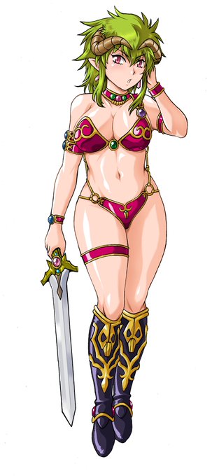 #このタグ見た人は黙って武器を持ったキャラを貼る 