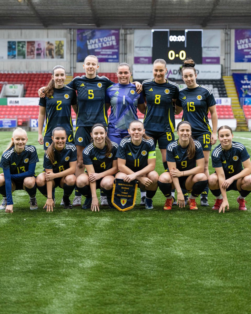 #SCOW19s | 🏴󠁧󠁢󠁳󠁣󠁴󠁿 Your Scotland Women's Under-19s team taking on Iceland this afternoon.

#YoungTeam