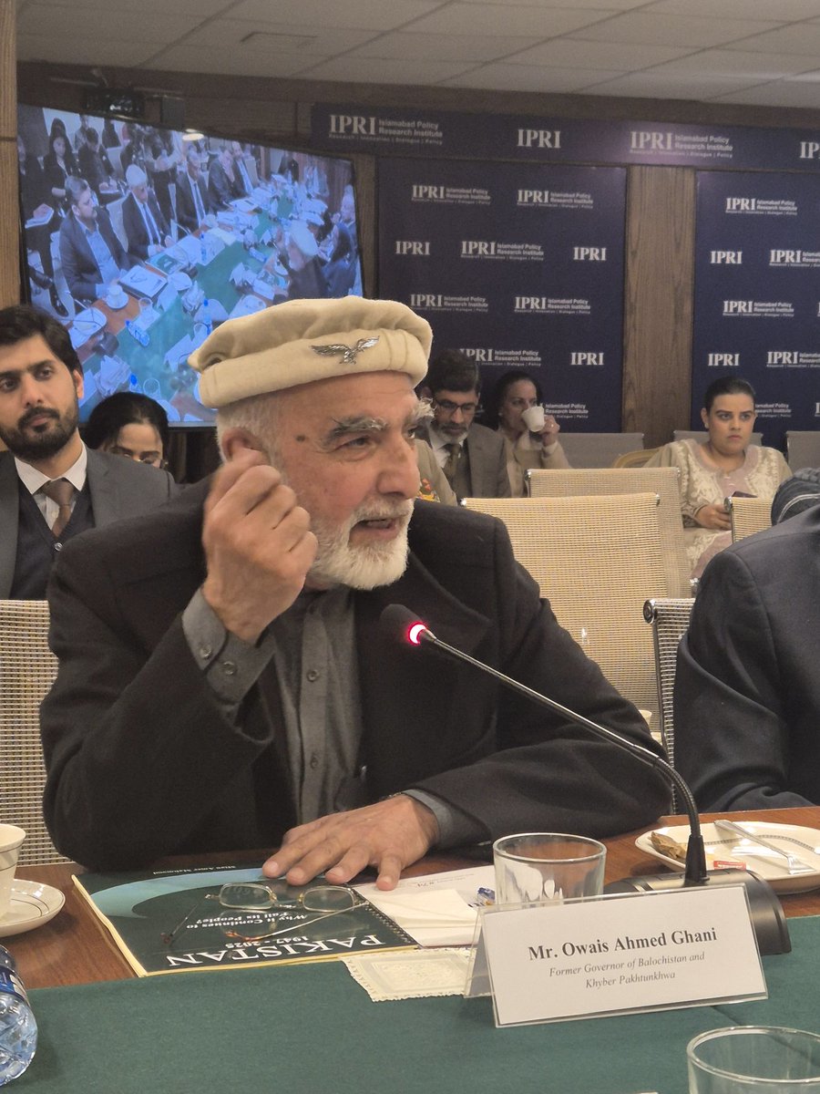Islamabad Policy Research Institute (@ipri_pak) on Twitter photo <a href="/WaliRaashid/">Raashid Wali Janjua</a> <a href="/DaniyalNA116/">Daniyal Aziz</a> <a href="/DunyaNews/">Dunya News</a> <a href="/soprestofficial/">soprest official</a> IPRI RTC|
Administrative Divisions as New Provinces
Former Governor of Balochistan, Owais Ahmad Khan,
"Everything has to be designed according to the local environment and conditions.
Districts, which were always the key administrative units, have become unwealthy due to <a href="/WaliRaashid/">Raashid Wali Janjua</a> <a href="/DaniyalNA116/">Daniyal Aziz</a> <a href="/DunyaNews/">Dunya News</a> <a href="/soprestofficial/">soprest official</a> IPRI RTC|
Administrative Divisions as New Provinces
Former Governor of Balochistan, Owais Ahmad Khan,
"Everything has to be designed according to the local environment and conditions.
Districts, which were always the key administrative units, have become unwealthy due to