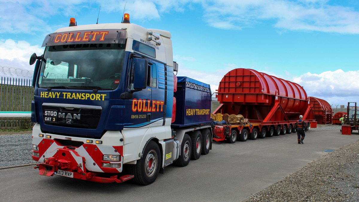 CollettLtd's tweet image. #ThrowbackThursday 

Collett delivered a 100T gas turbine rotor to Saltend Power Station after its arrival on the Antonov 124. Once the new unit was operational, we returned to transport the original turbine to Rotterdam for refurbishment.

#TBT #HeavyTransport #PoweringTheFuture