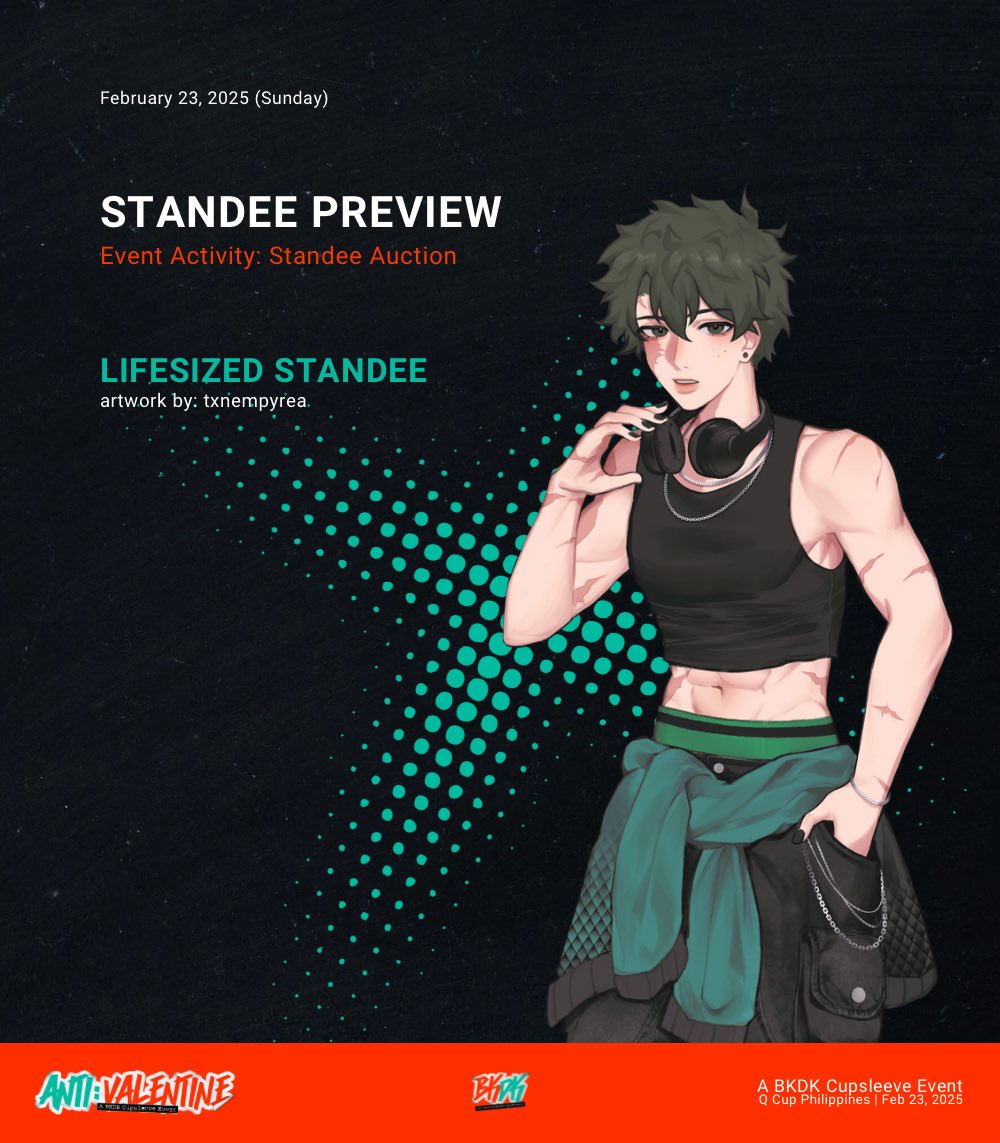 bakudekucse's tweet photo. Hey, rockstars! You've all been granted a backstage pass. 😉✨

Hope your hearts don't jump out of your chests 'cuz this Sunday we'll be joined by these stunning BKDK standees by @txnempyrea! ✴️❇️

Both will be up for AUCTION, so get ready! 💸

#bkdkcse https://t.co/KRmq5a8HFT