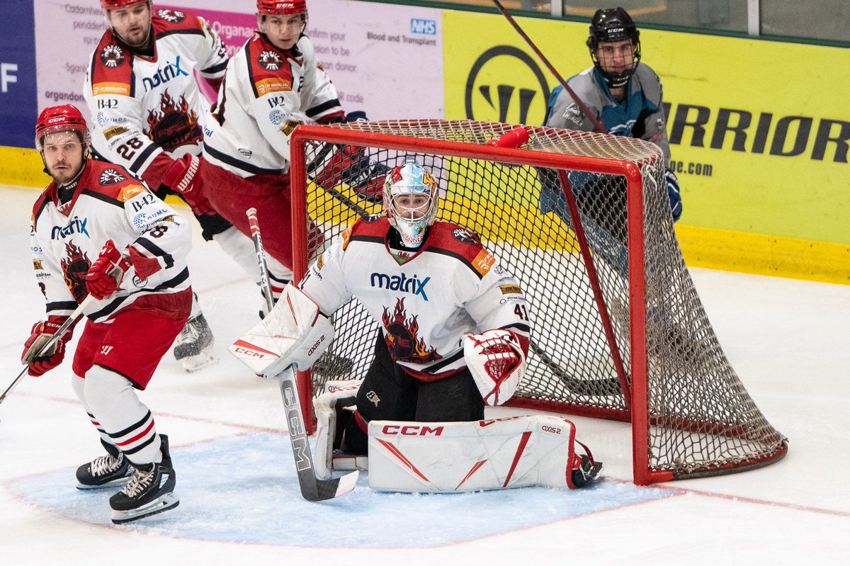 CardiffFireIHC's tweet photo. First NIHL1 shutout for #️⃣4️⃣1️⃣ Ben Scanlan and the team last Sunday, with Scanners making 33 saves in net 🥅🙅‍♂️🔥

Congrats on a solid performance Scanners! 👏 https://t.co/jBvLRURnLu