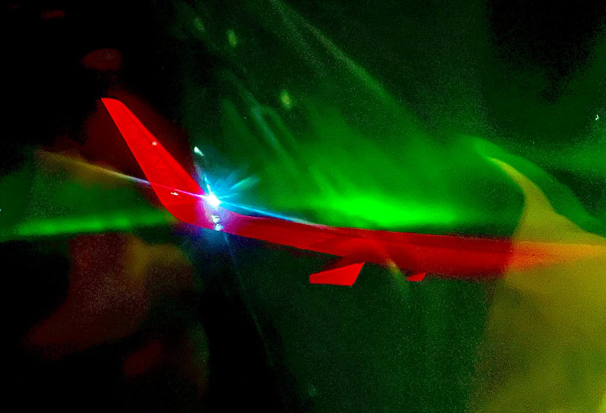 A suprise appearance of the Northern Lights as the Y13 Washington trip flew to Reykjavik.