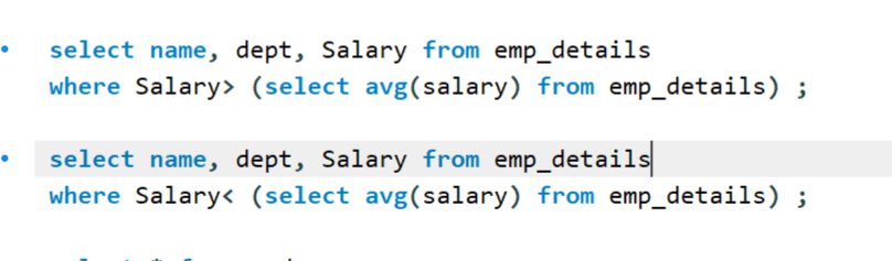 ah_rofee's tweet image. Day 6/30 of SQL
Dived into Subqueries using queries inside queries to filter or transform data.
I understand the inner query in used to determine the output of the outer query. 
Types of subqueries below:
 
 #SQLLearning #30DayChallenge