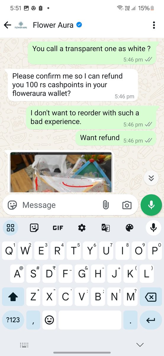 shimonakTOI's tweet image. I ordered flowers for b'day gift . The image shown didn't match with the one delivered. The agents says they can add Rs 100 wallet money for 800 Rs worth flowers! Also they want to bind me to your site with the wallet money. This is called fraudulent practice. PL DONT EVER ORDER…