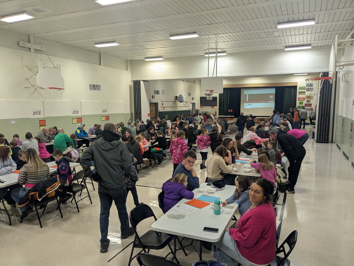 Books AND bingo? We're #Allin!

214 Maple Ridge Elementary students and their families came together for a fun Bingo for Books night, and every student left with at least two books to enjoy at home! Building a love for reading starts with access to great books! 📖💙