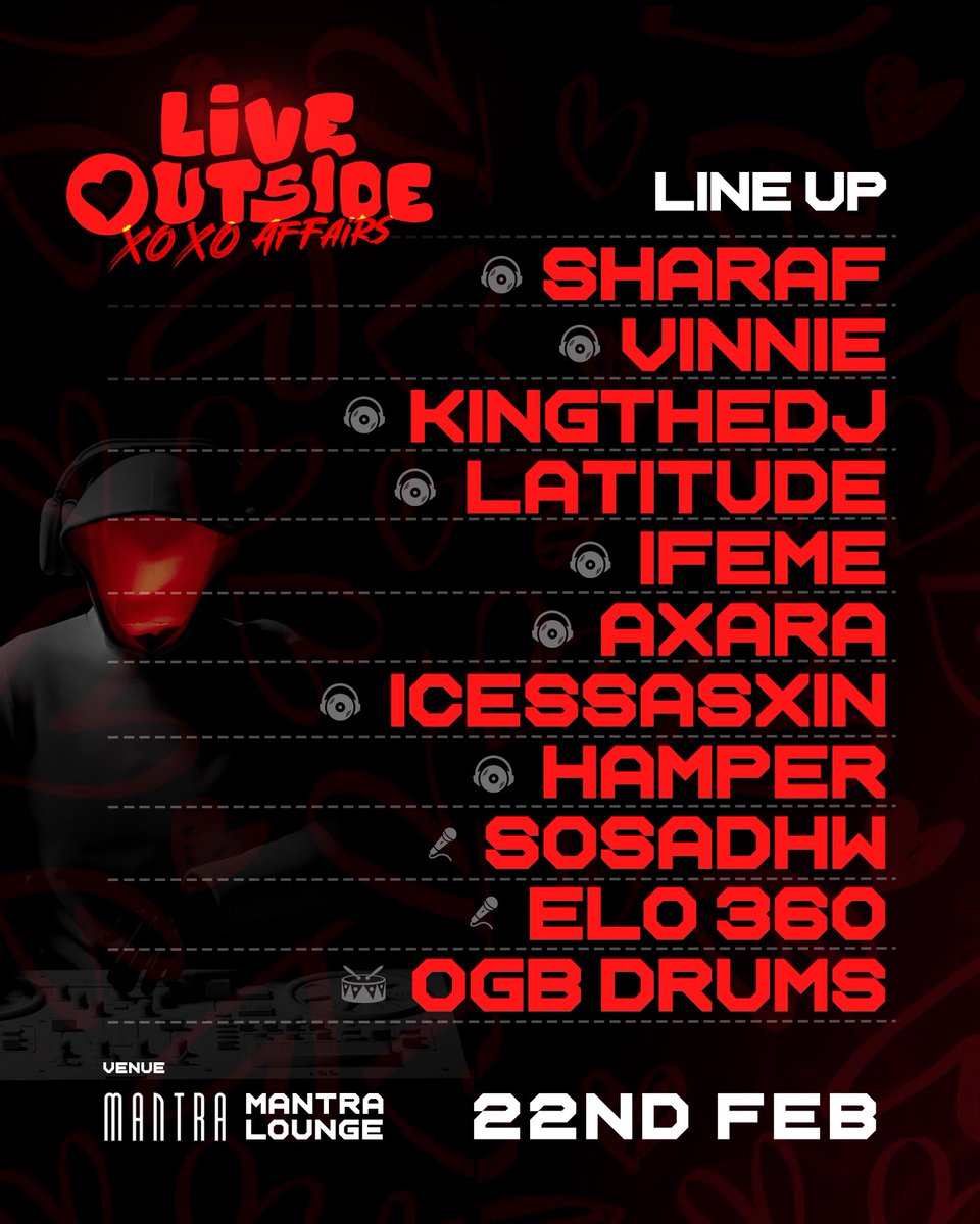 2 DAYS TO GO 
THE STAGE IS GETTING READY ⚕️⚕️

The DJ’s lineup lit 🔥 

Register now - afrisplug.com/event/live-out…