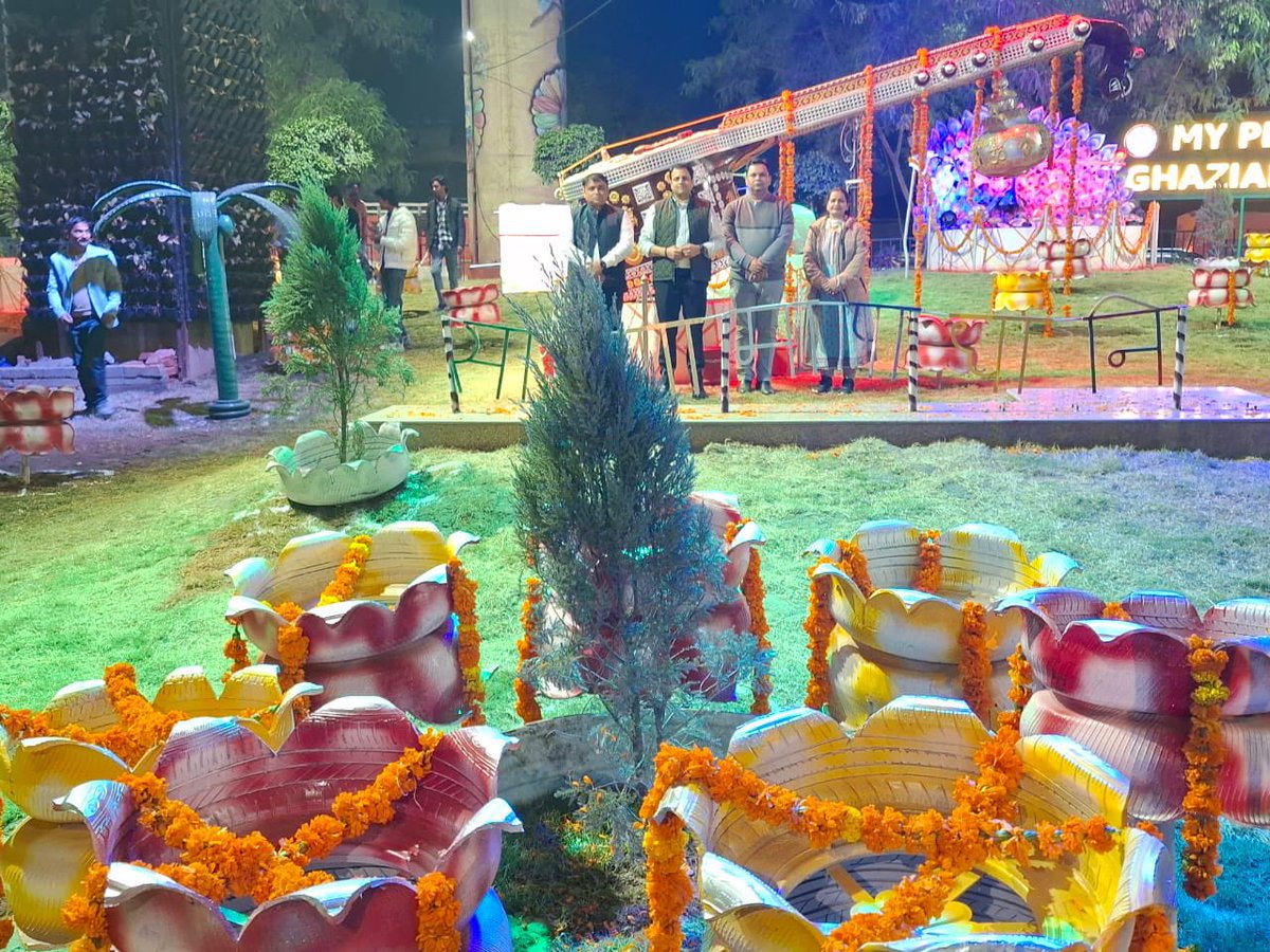 Vikramaditya Singh Malik (@vikramadityasm) on Twitter photo Inauguration of ‘Musical Square’ at one of the busiest junctions in Ghaziabad- a waste to wealth/art initiative of <a href="/AMRUTCityGzb/">Ghaziabad Nagar Nigam</a> intended to beautify the city and enhance the RRR principal
<a href="/CMOfficeUP/">CM Office, GoUP</a> <a href="/ChiefSecy_UP/">Manoj Kumar Singh, IAS, Chief Secretary, UP</a> <a href="/SBM_UP/">Swachh Bharat Mission, Uttar Pradesh (Urban)</a> <a href="/SwachhBharatGov/">Swachh Bharat Urban</a> <a href="/aksharmaBharat/">A K Sharma</a> <a href="/MoHUA_India/">Ministry of Housing and Urban Affairs</a> <a href="/UPGovt/">Government of UP</a> Inauguration of ‘Musical Square’ at one of the busiest junctions in Ghaziabad- a waste to wealth/art initiative of <a href="/AMRUTCityGzb/">Ghaziabad Nagar Nigam</a> intended to beautify the city and enhance the RRR principal
<a href="/CMOfficeUP/">CM Office, GoUP</a> <a href="/ChiefSecy_UP/">Manoj Kumar Singh, IAS, Chief Secretary, UP</a> <a href="/SBM_UP/">Swachh Bharat Mission, Uttar Pradesh (Urban)</a> <a href="/SwachhBharatGov/">Swachh Bharat Urban</a> <a href="/aksharmaBharat/">A K Sharma</a> <a href="/MoHUA_India/">Ministry of Housing and Urban Affairs</a> <a href="/UPGovt/">Government of UP</a>