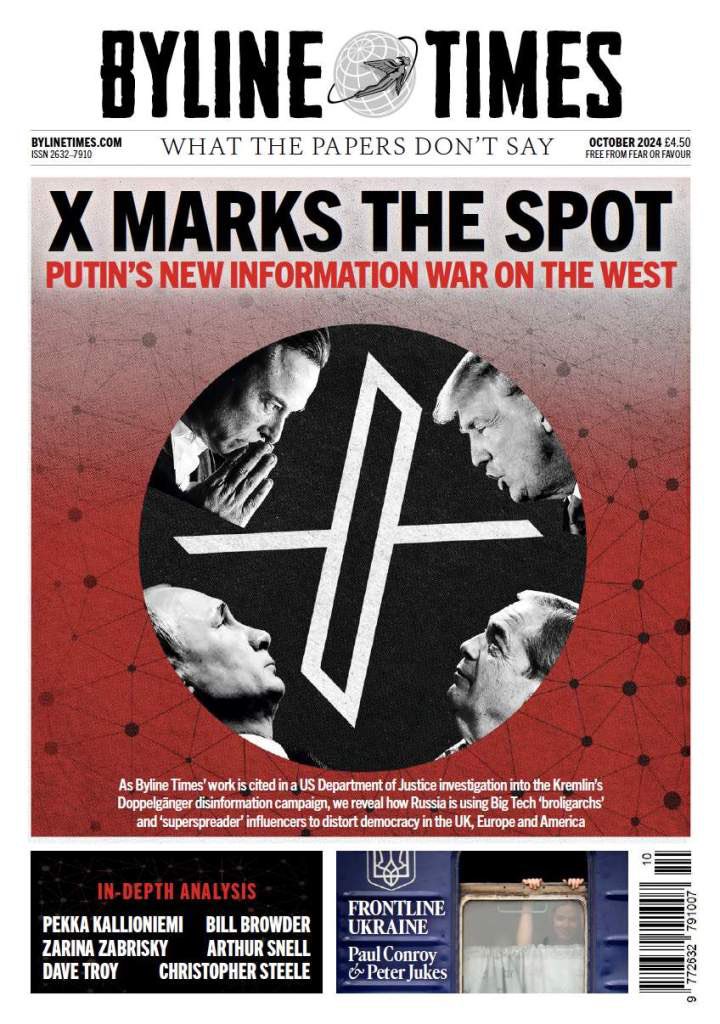Peter Jukes (@peterjukes) on Twitter photo In case anyone is still uncertain whether Trump and Musk are allied to Putin โ <a href="/BylineTimes/">Byline Times</a> has been covering the Trump alliance for six years, and we cottoned onto Musk quite quickly In case anyone is still uncertain whether Trump and Musk are allied to Putin โ <a href="/BylineTimes/">Byline Times</a> has been covering the Trump alliance for six years, and we cottoned onto Musk quite quickly