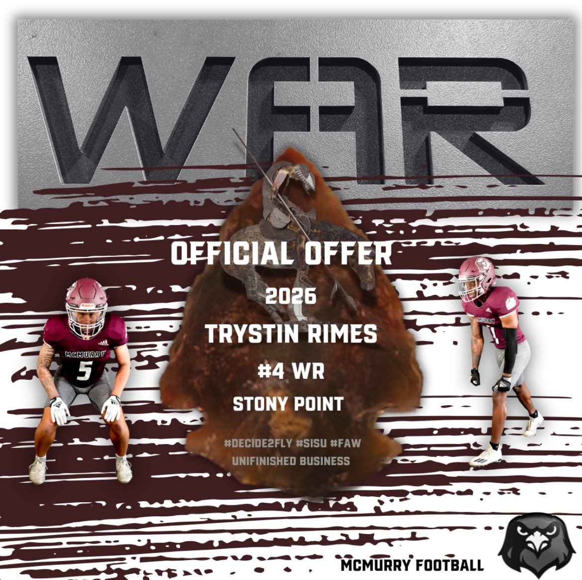 Trystin R (@trystinhayes7) on Twitter photo after a great phone call with <a href="/CoachRauMCM/">Mark Rau</a> i’m blessed and honored to receive my first offer from <a href="/McMURRYFOOTBALL/">McMURRY FOOTBALL</a> thank you for the opportunity.🙏🏽 <a href="/sTpTigerFB/">Stony Point Football</a> <a href="/stpfootballbc/">Stony Point Football Booster Club</a> #recruitsTp after a great phone call with <a href="/CoachRauMCM/">Mark Rau</a> i’m blessed and honored to receive my first offer from <a href="/McMURRYFOOTBALL/">McMURRY FOOTBALL</a> thank you for the opportunity.🙏🏽 <a href="/sTpTigerFB/">Stony Point Football</a> <a href="/stpfootballbc/">Stony Point Football Booster Club</a> #recruitsTp