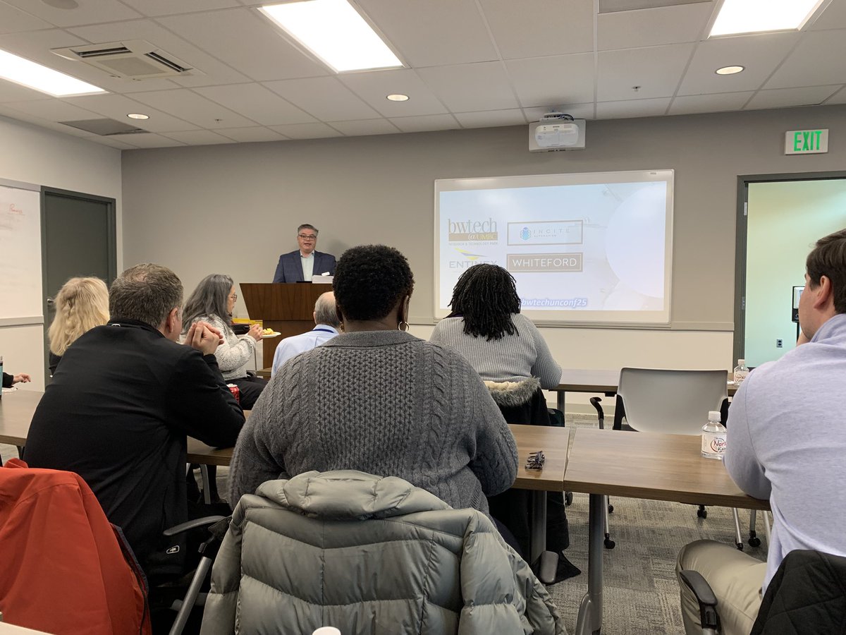 jetarrant's tweet photo. Attending the BWtech AI unconference. Great to be at an in-person event with my Baltimore IT community 
#bwtechaiunconf25 https://t.co/urNt8P4g5R