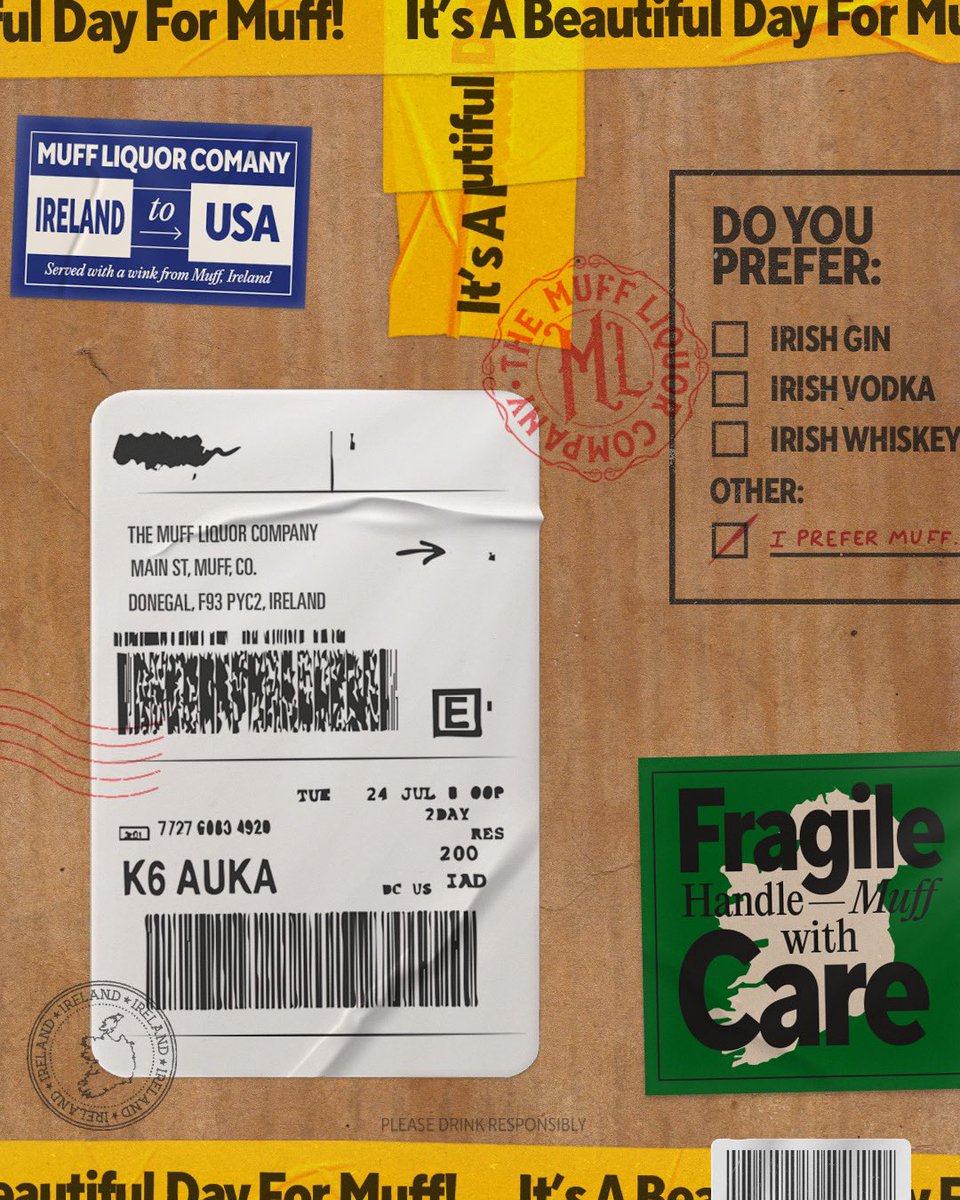 It's always a big package day when Muff arrives.