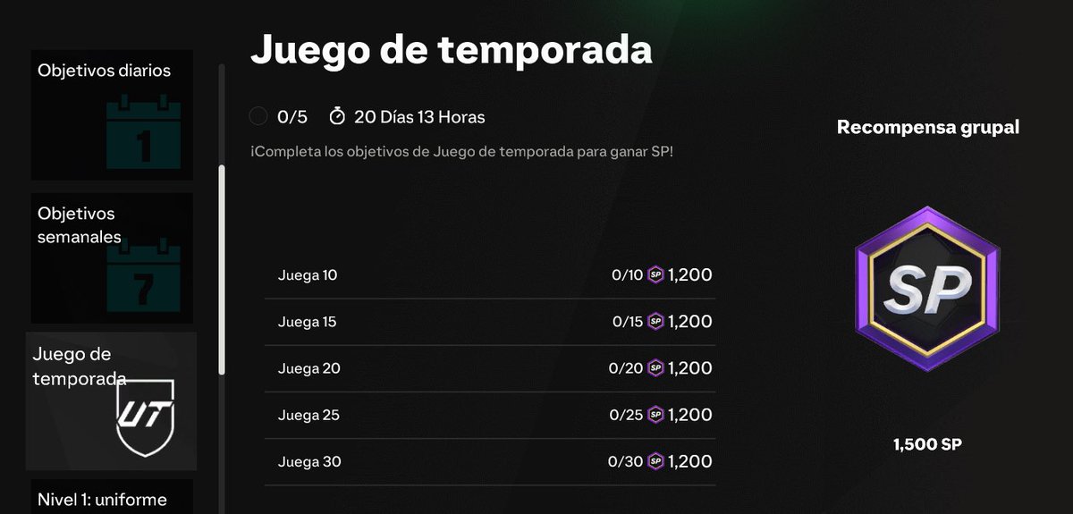 JuniorSintress's tweet photo. 🚨7500 Puntos SP en Ultimate Team por Jugar 30 Partidos✅ https://t.co/4CqfISmcTC