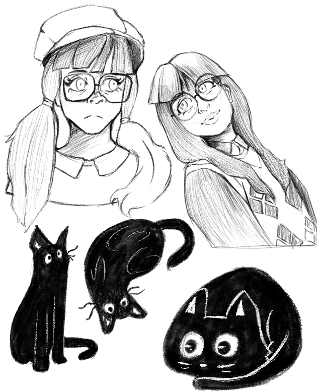 jushiaoo's tweet photo. sketch practice and cats https://t.co/ujSwwEcAIJ