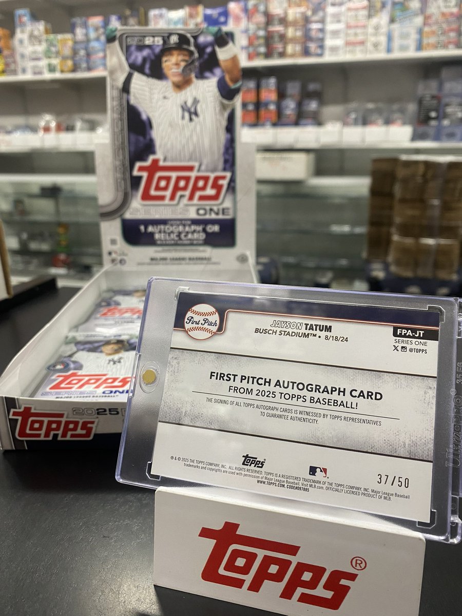 surfcitycards's tweet image. Rare CASE HIT pulled @surfcitycards #topps #supershortprint #casehit #luckypull #jaysontatum