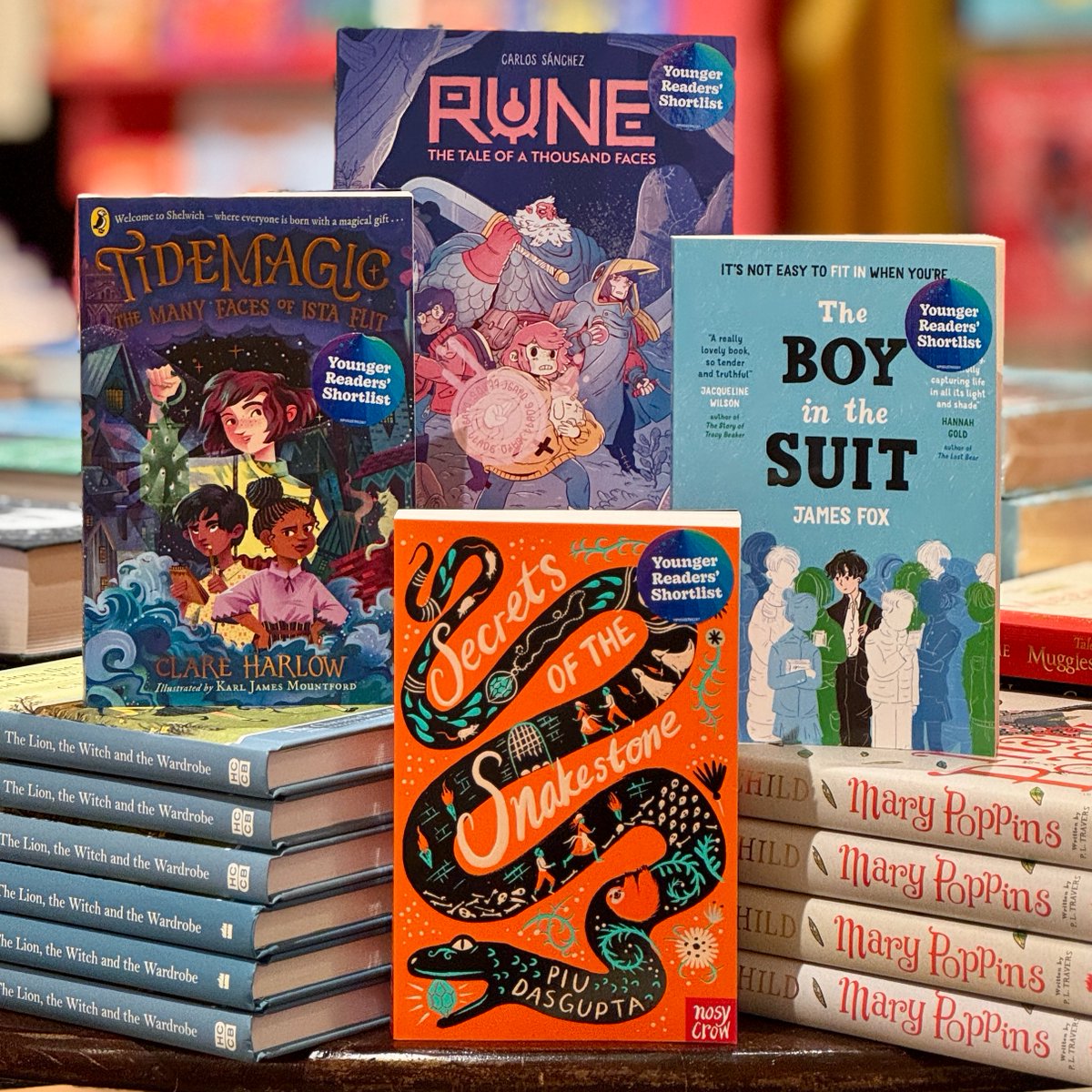 Taking readers on adventures in the past, present and otherworldly realms alike, our Waterstones Children's Book Prize, younger readers category is a phenomenal collection of talent that will have readers captivated 💫

Discover here: waterstones.com/the-waterstone…