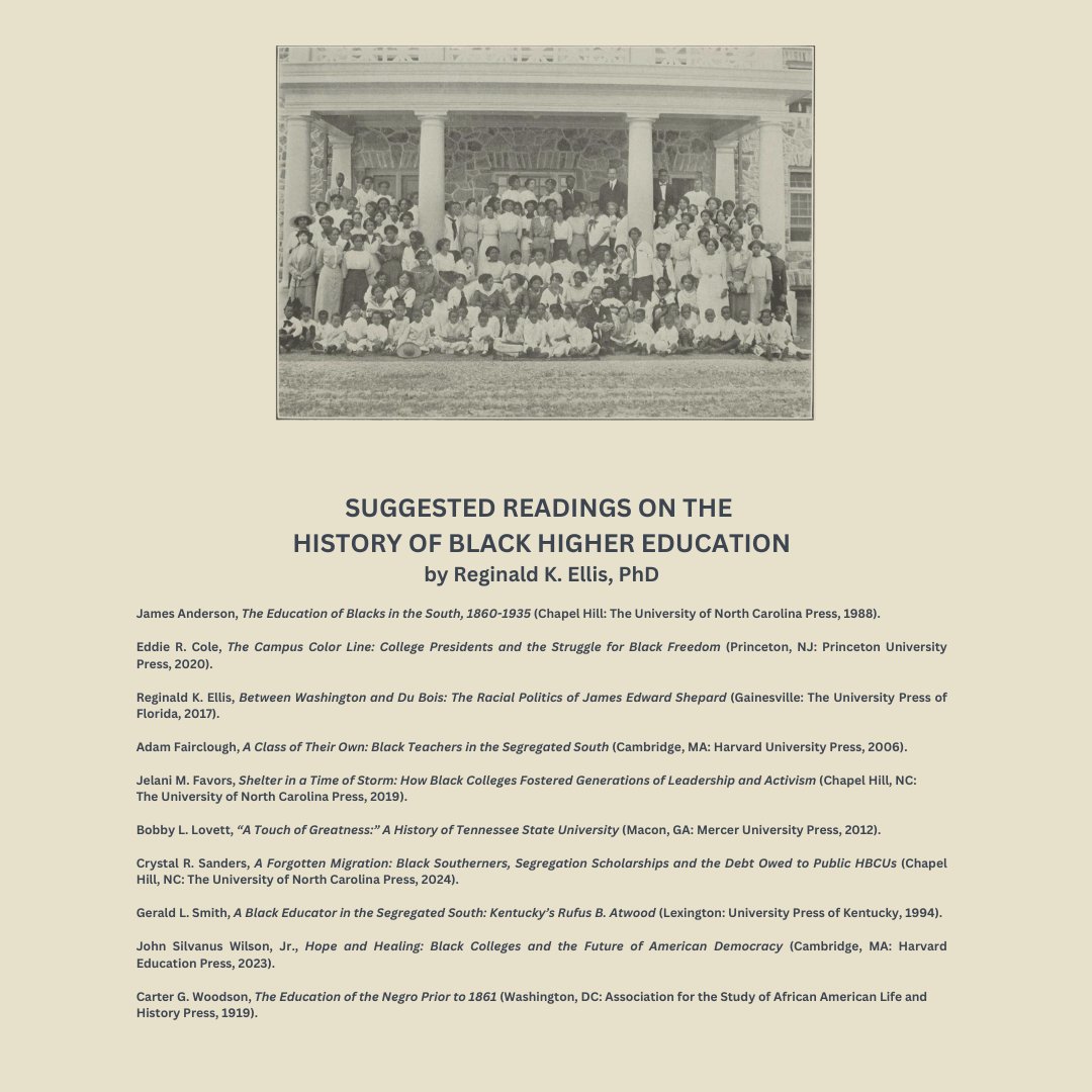 NewGlobalPolitics (@newglobalpol) on Twitter photo Check out this list curated by Dr. Reginald K. Ellis (FAMU) on the history of Black Higher Ed.
<a href="/regellis1/">Reginald K. Ellis</a> Check out this list curated by Dr. Reginald K. Ellis (FAMU) on the history of Black Higher Ed.
<a href="/regellis1/">Reginald K. Ellis</a>