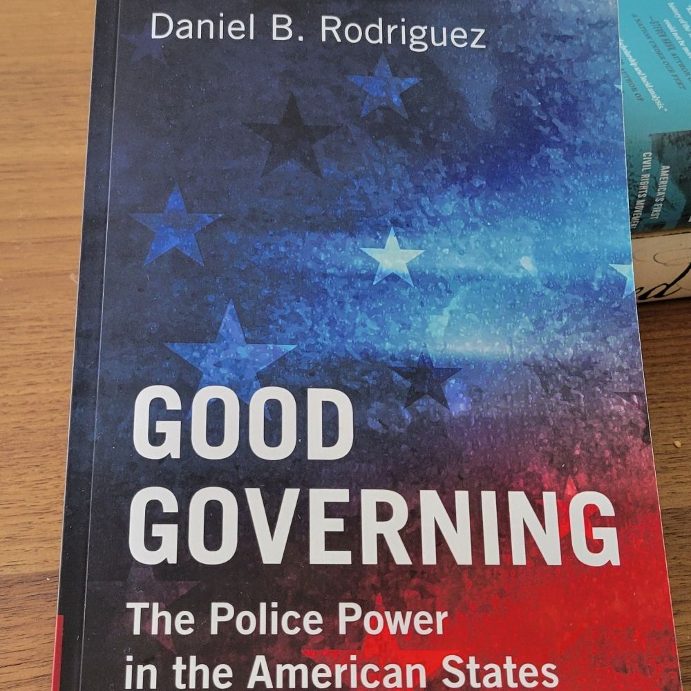 At <a href="/Oregon_Law/">UO School of Law</a> today, talking about my new book, Good Governing. State constitutionalism and the police power. <a href="/NorthwesternLaw/">Northwestern Law</a> <a href="/CUP_Law/">Cambridge University Press - Law</a>