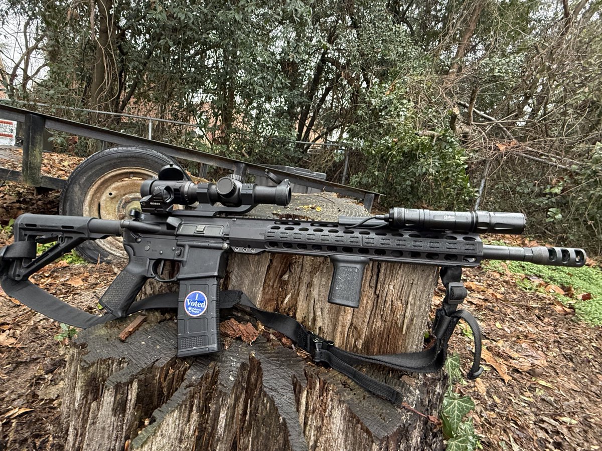 OnePewTwoPew's tweet image. Put a @GideonOptics Omega as a 45 offset on my bump in the night AR15! I love how it looks!
The trigger is a @RiseArmament RAVE 140

#45offset #45degrees #reddot #greendot #ar15 #lpvo #556 #223 #gideonoptics