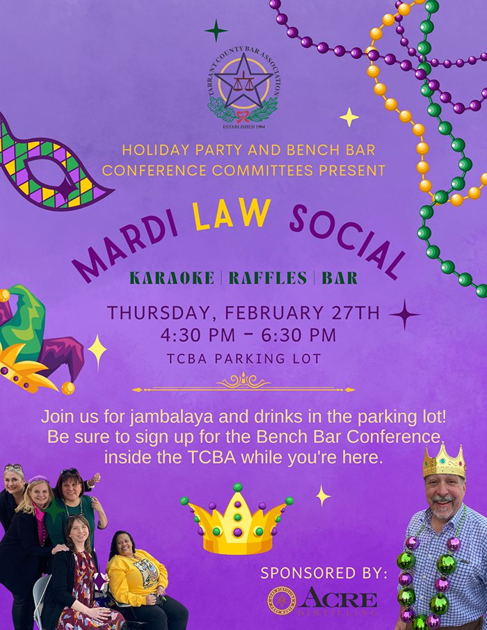 Tarrant County Bar Association tweet media