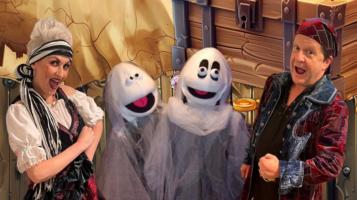⭐On Sale Now⭐
The Haunted Treasure Chest👻🏴‍☠️
A spook-tacular family adventure! When some unlikely pirates stumble upon a mysterious treasure chest, they accidentally unleash a mischievous ghost who sends them on a wild treasure hunt! 📅 30-31 Oct
🎟bit.ly/4b823Ls