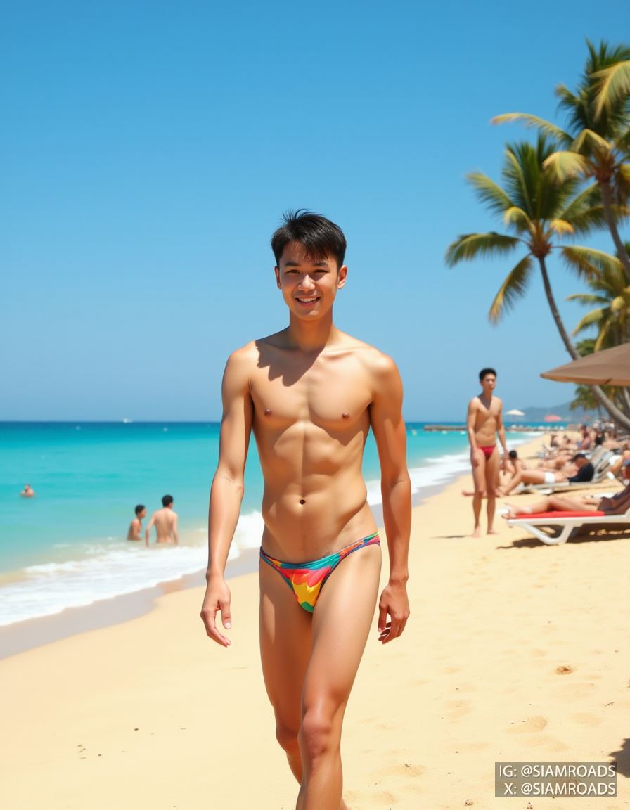 SawatdeeNetwork's tweet photo. 🏖️🏖️🏖️

I spend 3 weeks in #Bali. "After Bali" set "From the #beach".
#10

#aiboys #gayboys https://t.co/mAiBHI9sPJ