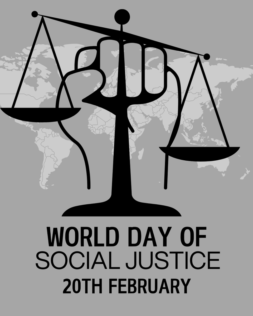 Today we honor the power of equality and fairness.
🌍✨Let’s continue to work towards a future where social justice isn’t just a goal, but a reality. 
#JusticeForAll #SocialChange #Equality