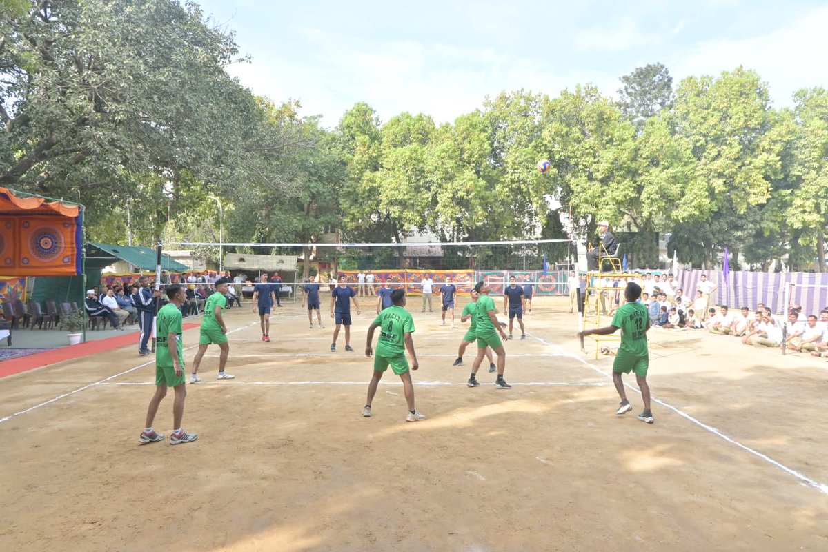 "BICIT Volleyball Tournament"

The final champion match was an intense display of skill, strategy and teamwork. Congratulations to the winners and all the participants for their incredible effort!  

#BSF  
#BICIT  
#JaiHind