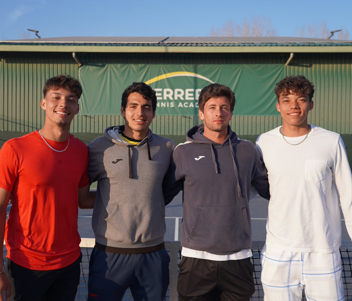 Ferreroacademy's tweet photo. Big news from ITF M15 Villena! 🔥
We’re so happy and proud that 4 of our #Ferreroplayers have advanced into the quarterfinals of the ITF M15 Villena among top-8 🔝🎾💪🏻
The journey continues! Let’s keep pushing forward! 💥
#ITFM15 #teamferrero https://t.co/hHLQOlp8zF