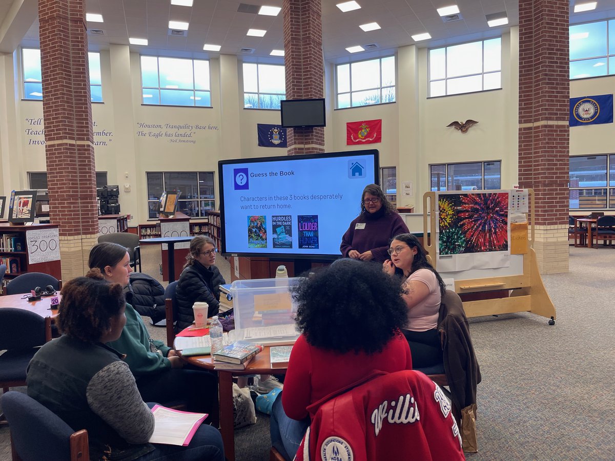 AHS Library (@ahslibrary06) on Twitter photo Our Tournament of Books team met with Ms. Darla
from <a href="/AtascocitaLib/">Atascocita Library</a> this morning to prepare for their upcoming competition on March 1st. Good luck ladies! <a href="/HumbleISD_AHS/">The Atascocita HS</a> <a href="/HumbleISD_lib/">Humble ISD Libraries</a> #thehumblelibrarian Our Tournament of Books team met with Ms. Darla
from <a href="/AtascocitaLib/">Atascocita Library</a> this morning to prepare for their upcoming competition on March 1st. Good luck ladies! <a href="/HumbleISD_AHS/">The Atascocita HS</a> <a href="/HumbleISD_lib/">Humble ISD Libraries</a> #thehumblelibrarian