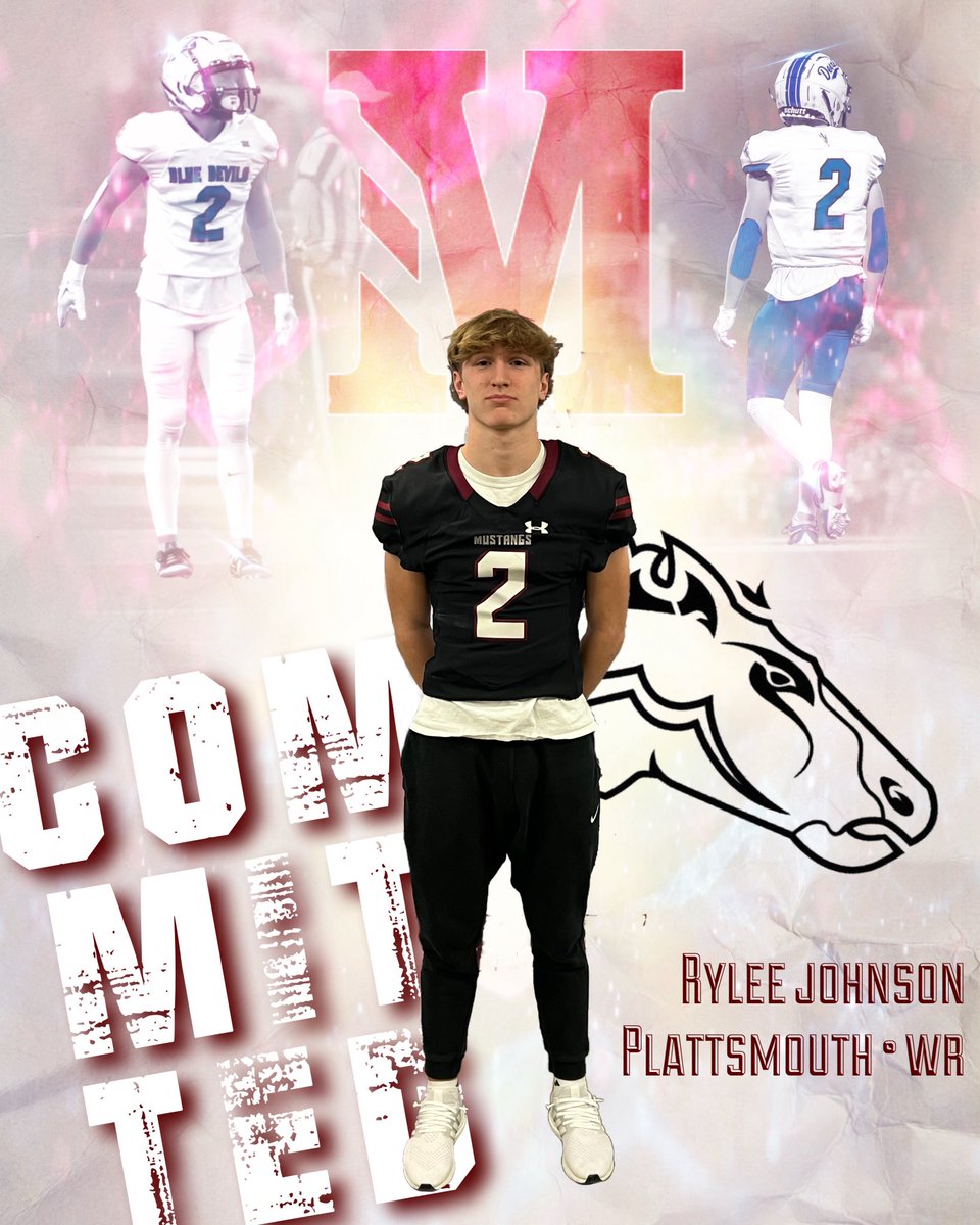Excited for what’s next! Blessed for the opportunity. 110% committed, go Stangs‼️ #agtg 
<a href="/PlattsmouthFB/">Plattsmouth Football</a> <a href="/CoachCSilva/">Coach Chris Silva</a>