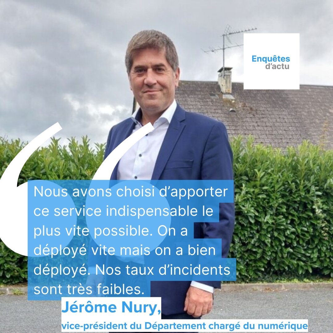 Vice-président du <a href="/ornedepartement/">Département de l'Orne</a> chargé du #numerique, <a href="/jeromenury/">Jérôme NURY</a> défend les choix de la collectivité (via <a href="/le_perche/">Le Perche</a>) ➡️ actu.fr/societe/fibre-…
