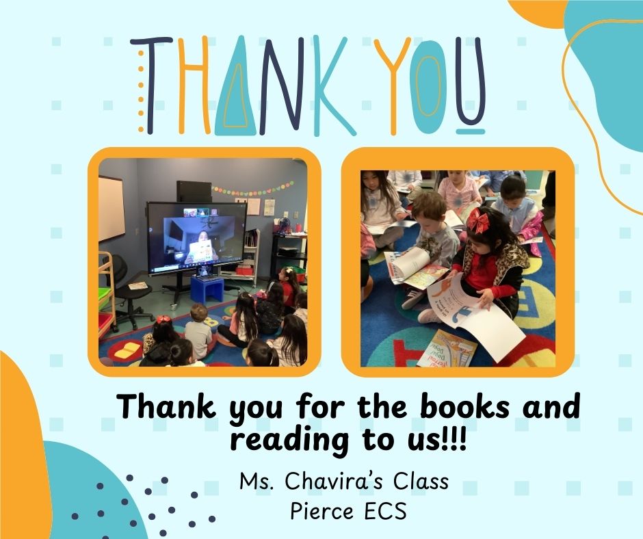 Pierce ECS (@pierceecpandas) on Twitter photo Thank you to <a href="/Allstate/">Allstate</a> and <a href="/UnitedWayDallas/">United Way of Metropolitan Dallas</a>
for reading to our <a href="/PierceECPandas/">Pierce ECS</a> in Ms. Chavira's class and giving each student two books for their home libraries! #EveryPandaEveryDay <a href="/IrvingLibraries/">IISD Libraries</a> Thank you to <a href="/Allstate/">Allstate</a> and <a href="/UnitedWayDallas/">United Way of Metropolitan Dallas</a>
for reading to our <a href="/PierceECPandas/">Pierce ECS</a> in Ms. Chavira's class and giving each student two books for their home libraries! #EveryPandaEveryDay <a href="/IrvingLibraries/">IISD Libraries</a>