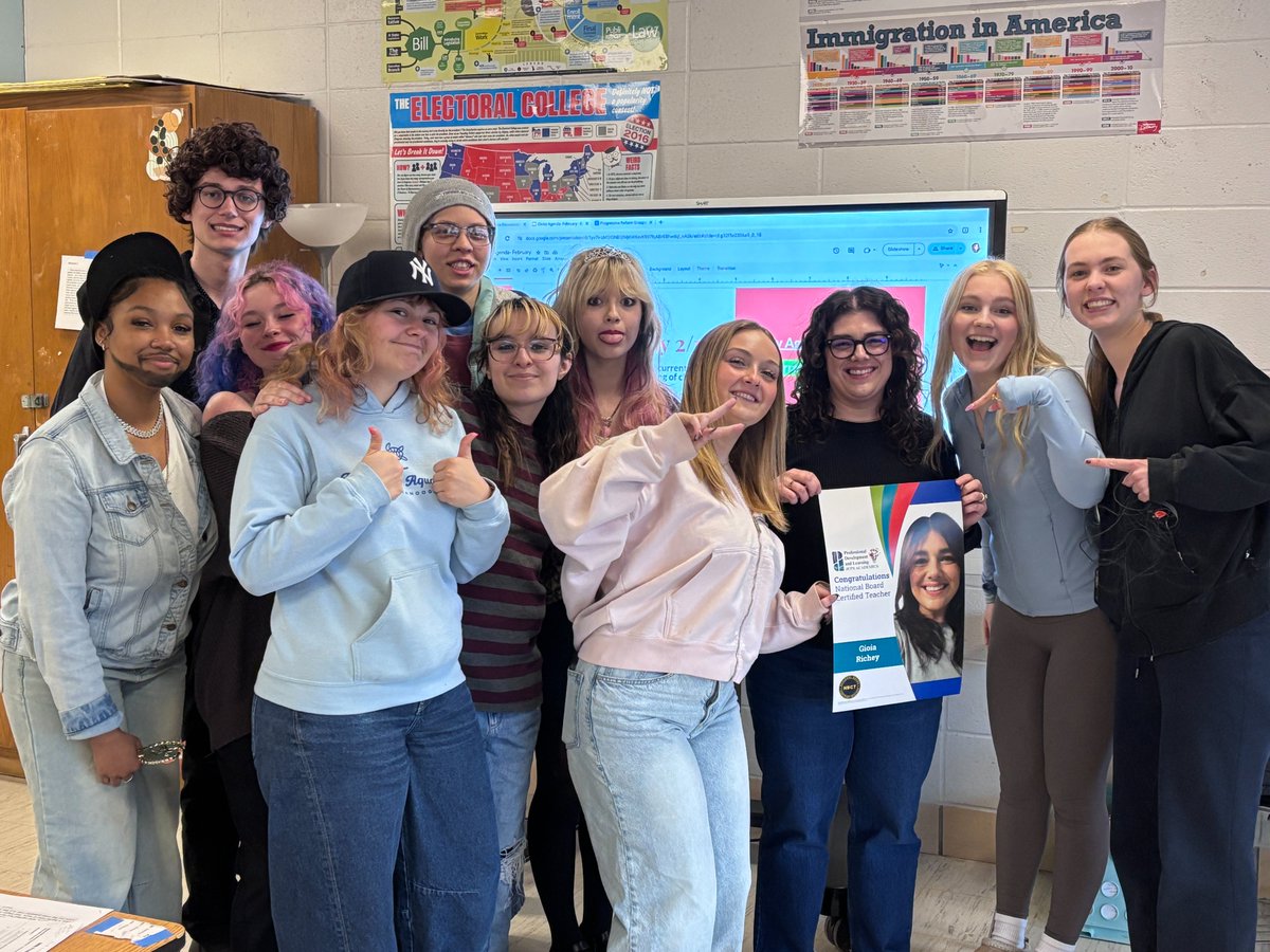 A big shout out to Ms. Richey on earning her National Boards! Congrats!