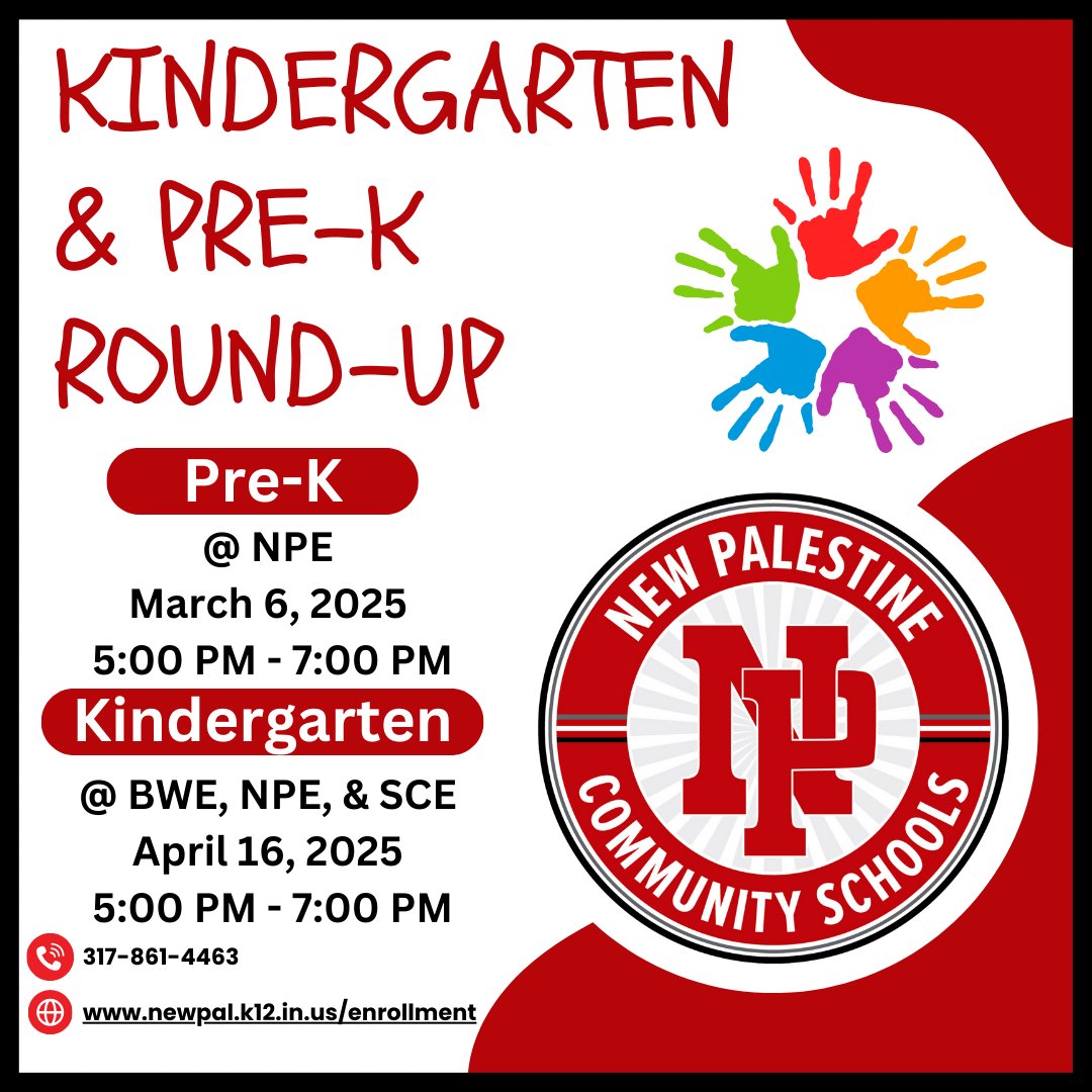 Little Dragons Pre-K Enrollment Opens Today!

📷 Exciting news for future Little Dragons! Online enrollment for our Pre-K program is now open!

ldec.newpal.k12.in.us

Mark your calendar for our Pre-K Round-Up on March 6th at NPE!

We can’t wait to welcome our newest Dragons!