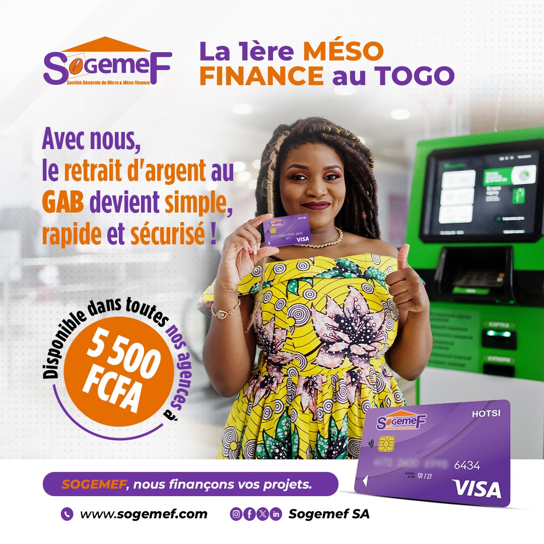 Ça continue ! 
Jusqu’au 27 février, achetez votre carte VISA prépayée HOTSI et tentez de remporter le dîner en amoureux.
Rendez-vous vite en agence !

SOGEMEF, nous finançons vos projets.
#Sogemef #cartevisahotsi #jeuconcours #DînerEnAmoureux