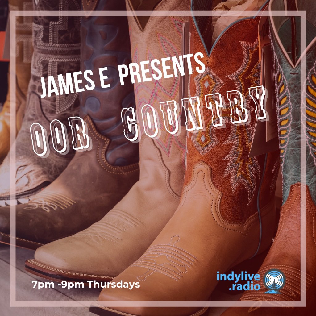 IndyLiveRadio's tweet photo. #TUNEINLIVE 7-9pm tonight for this week’s #OorCountry with JamesE for 2 hours of #greatcountrymusic & chat back after being ill with COVID #anewvoice4country 🤠🤠 https://t.co/PBSVMQTQSn