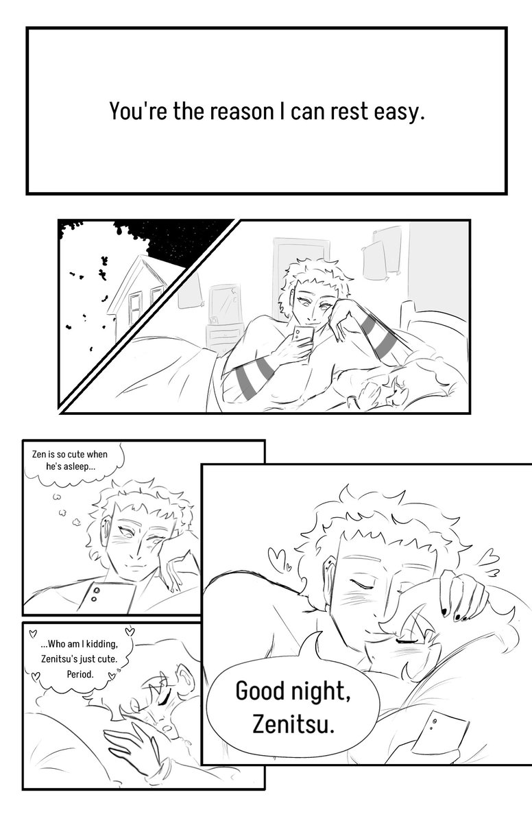 TuTuTuen's tweet image. [ KNY, AkaZen ] sleeping 🤍🖤🩶

#ZenitsuEvent