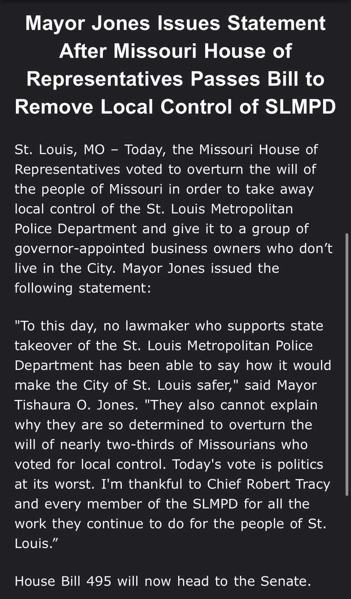 Mayor Tishaura O. Jones Archived tweet media