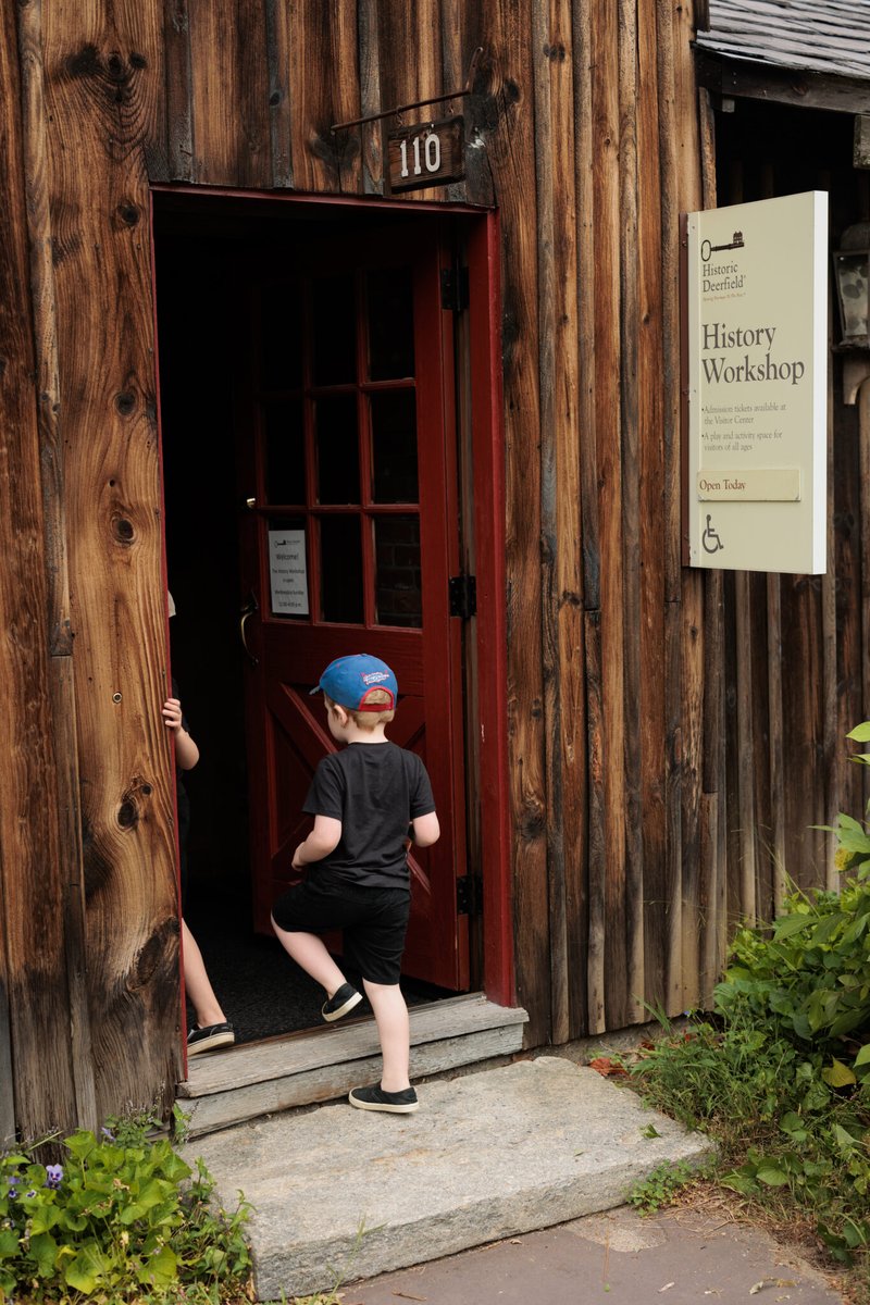 Have you been to the History Workshop at Historic Deerfield? The History Workshop is a hands-on play and activity space located in a renovated 1870s barn. It offers a drop-in space where children and adults alike can have fun in a variety of history-themed activity areas.