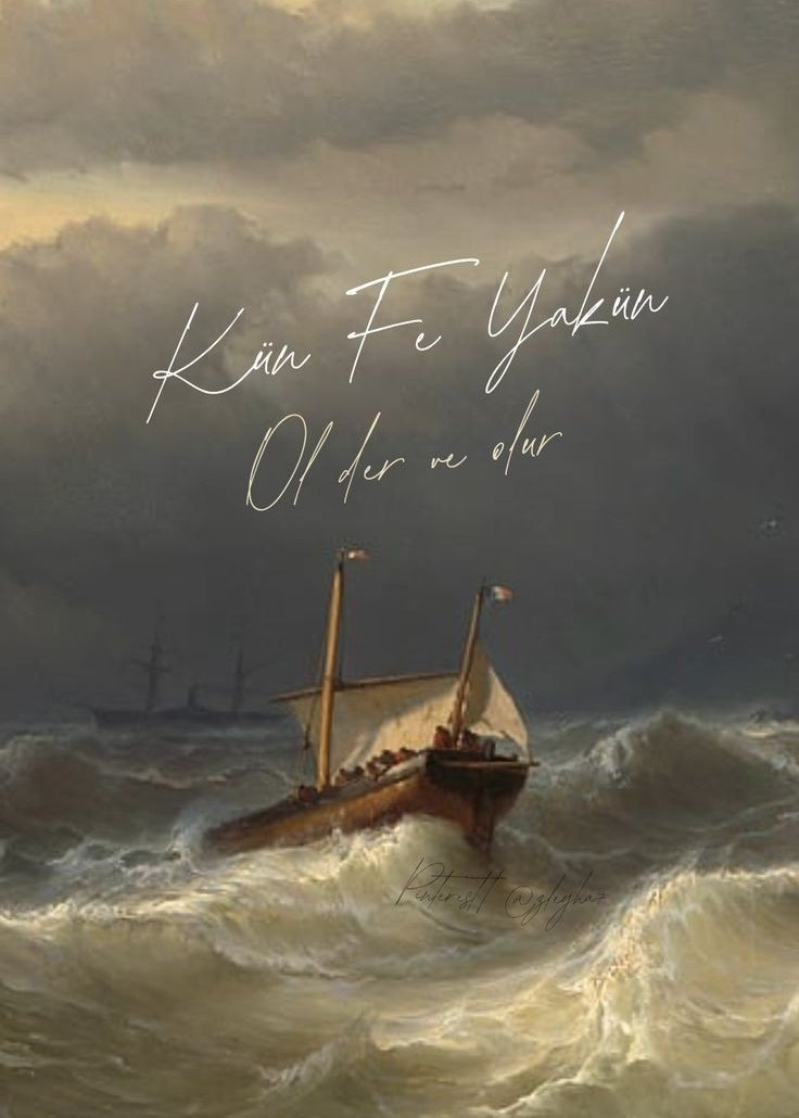 Ümidini kesme. Senin "Ol dediğinde olduran Rabbin" var.