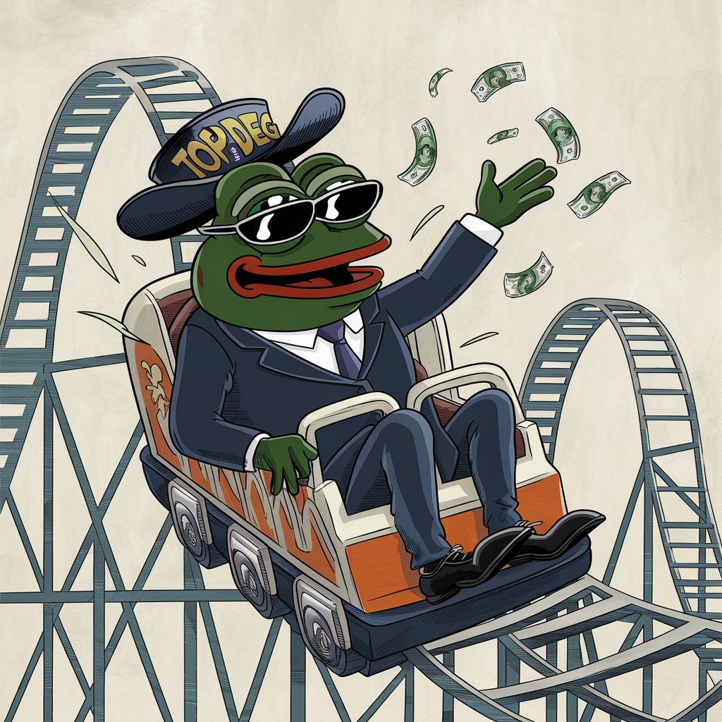 🚨#TopDeg is for the TOPest of Degens! 🎩

While others are packing bags for “serious” investing, we’re here doubling down because meme season ain’t over fam, it’s just getting started❗

If you think we’re done, you’re NGMI. Stay based, stay TopDeg 🫵

#Meme #DegenLife #Solana